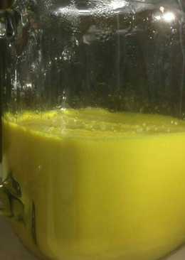 Golden milk a.k.a susu madu jahe kunyit (pencegah flu dan demam)