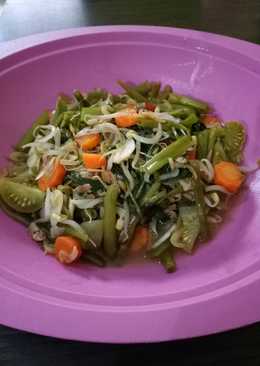 Tumis Kangkung Rebon Saus Tiram