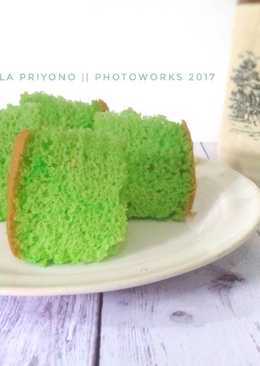 Bolu Pandan Lembut (Au Bain Marie)