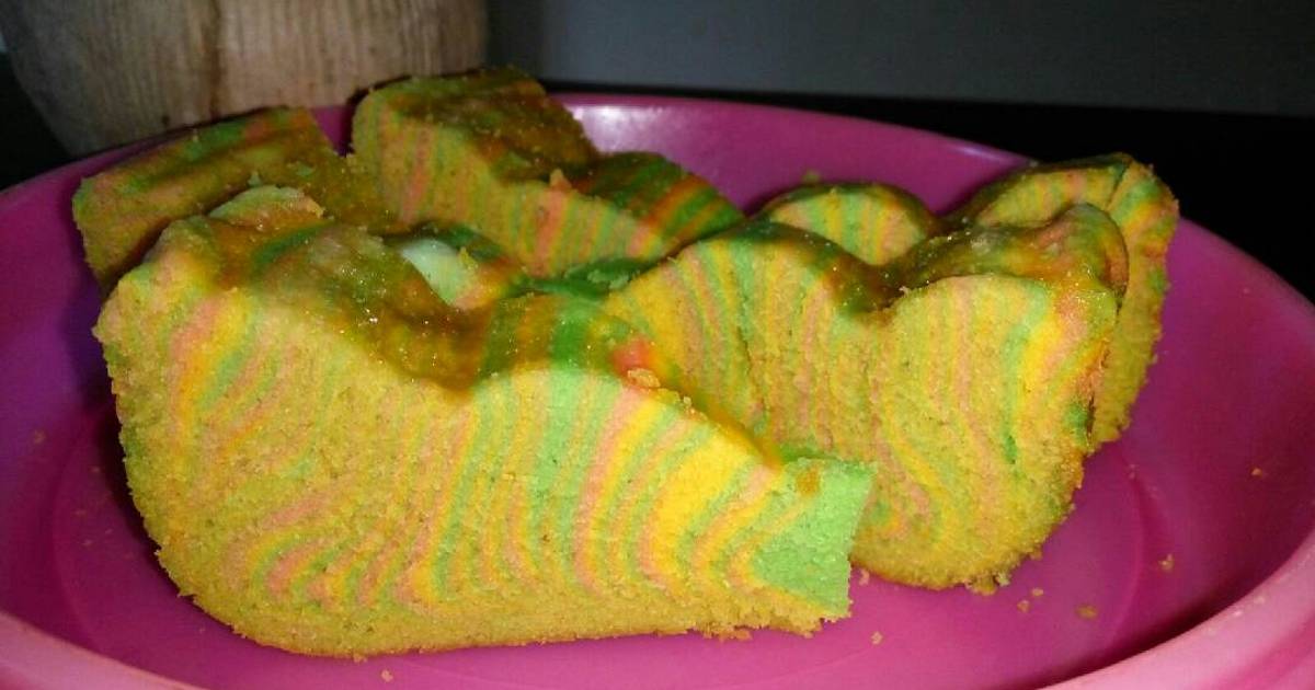 Resep Cake Rainbow Kukus Resep Cake Rainbow Kukus
