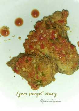 Ayam penyet crispy