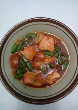 Salmon asam manis