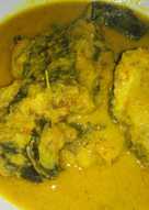 Gulai kencur ikan lele