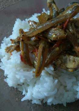 Sayur Tempe Teri Santan Pedas