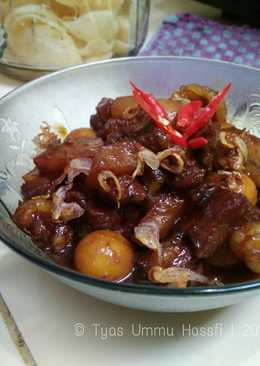 Semur Daging Telur Puyuh (#PR_AnekaSemur)