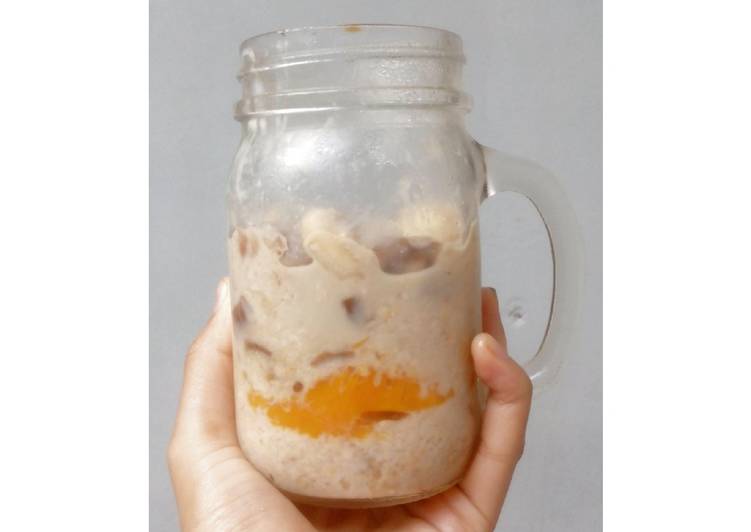 resep Banana Mango Overnight Oats