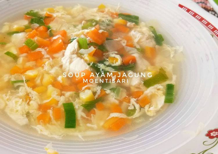 resep makanan Sop ayam jagung