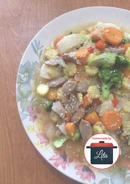 Capcay Kuah Cah Bakso Sehat BergiziÂ #homemadebylita