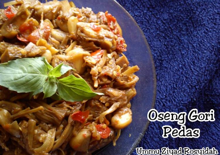 resep lengkap untuk Oseng Gori Pedas