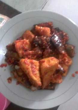 Terong+tahu balado