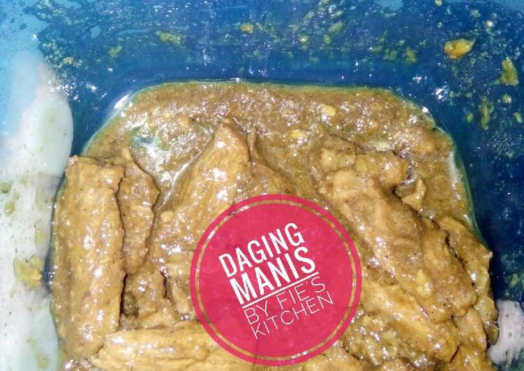 Resep Daging Manis