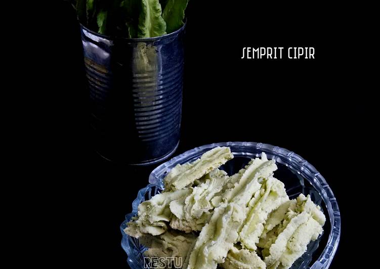 resep Semprit Garut Cipir