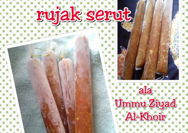 resep makanan Es Lilin Rujak Serut