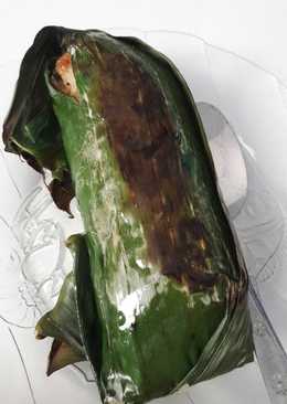 Nasi Bakar Rebon Ayam Dadu