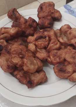 Pisang goreng oatmeal madu