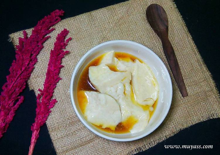 resep masakan Tahwa aka pudding Tahu