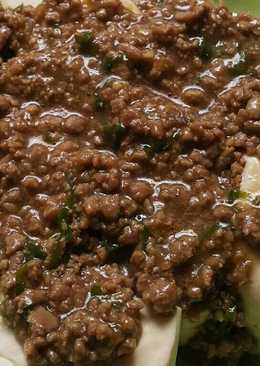 Tahu Kukus Siram Daging