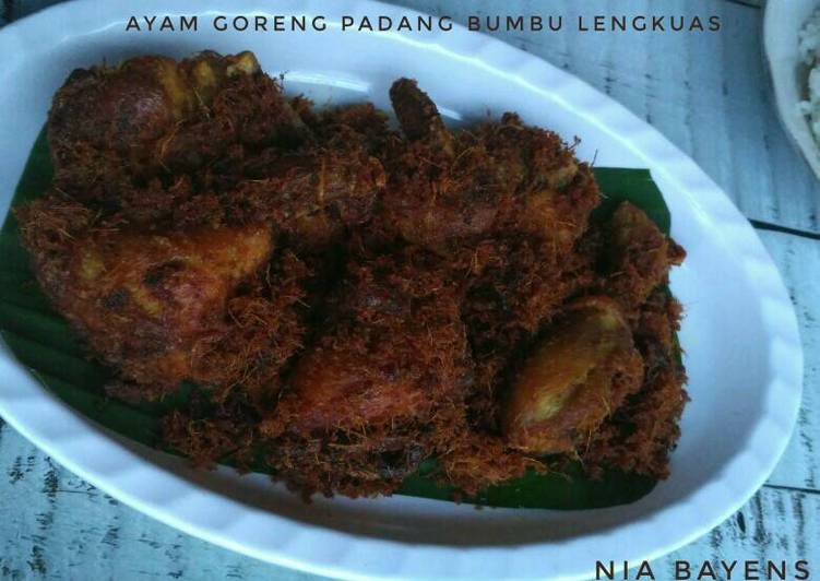 Resep Ayam Goreng Lengkuas Padang