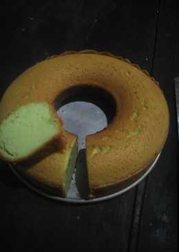 Bolu pandan putih telur