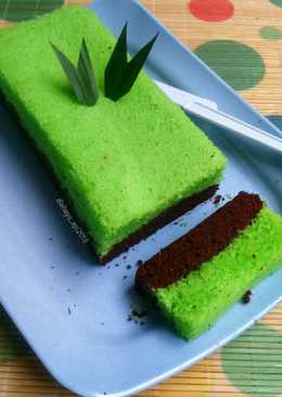 Brownies pandan kukus #pekaninspirasi