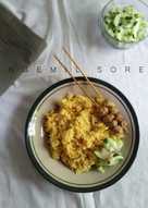 Nasi Biryani dengan Acar Mentimun, tidak terlalu otentik yang penting bahannya mudah dicari