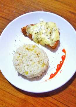 Dori Mozaru / nasi dori Mozarella