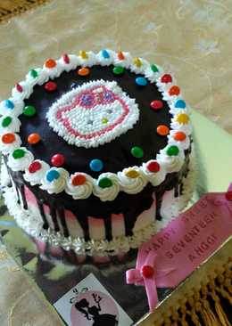 Blackforest with hellokitty decorationðŸ˜€