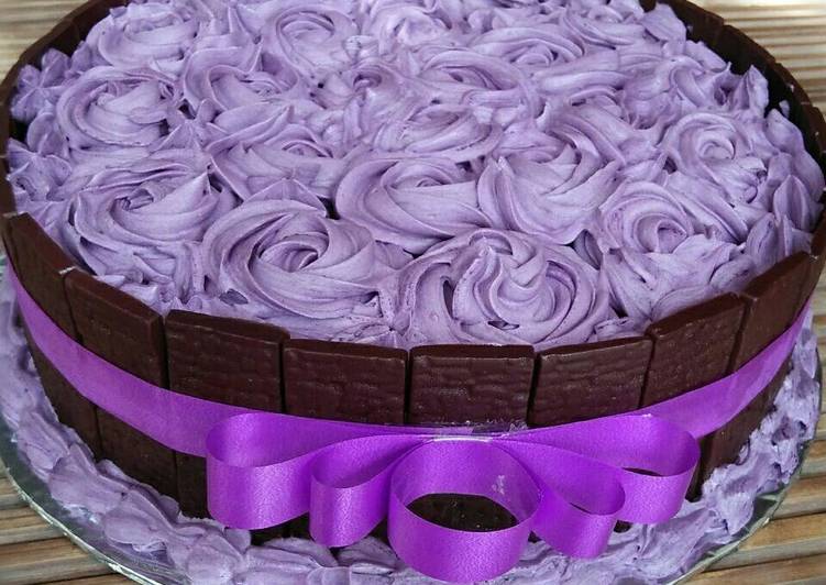 gambar untuk cara membuat Kue tart simple nan cantik