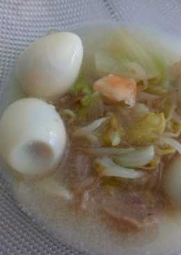 Sayur Lodeh Sawi Tauge simple (bebas minyak tumisan)