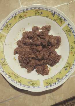 Rendang daging ala masakan padang