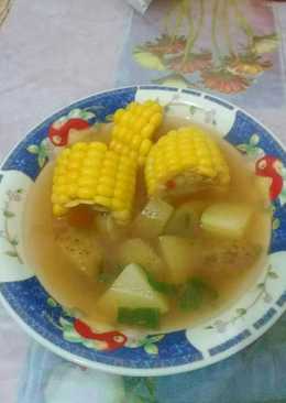 Sayur asem kentang jagung