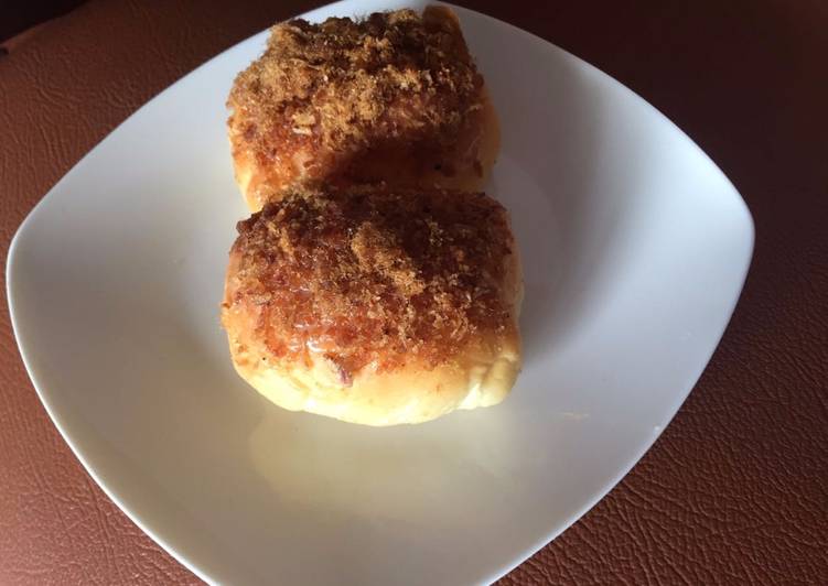 resep makanan Beef floss bun