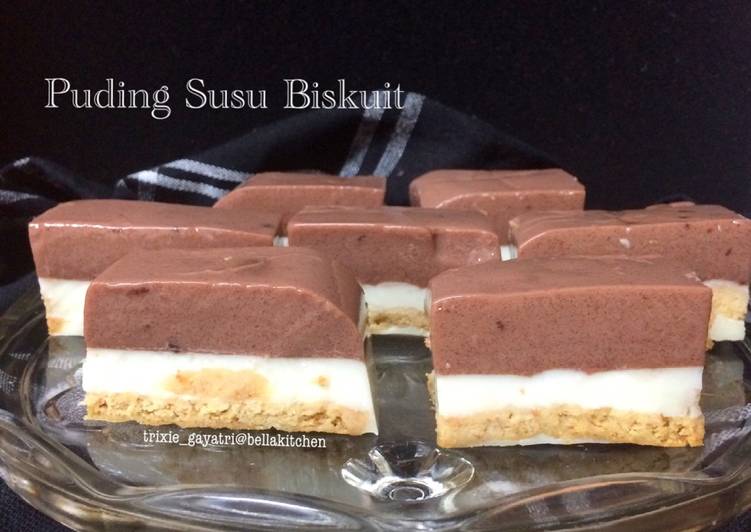 Resep Puding Susu Biskuit (postingrame2_puding)