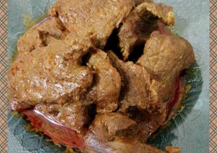 Resep Rendang Bumbu Instant #bantumantenbaru By Indah Triwiartuti