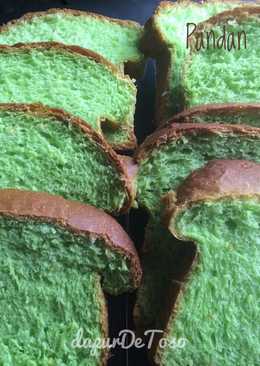 Whippy pandan bread loaf