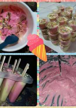 Es Krim homemade irit bahan