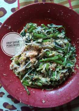 Urap sayur pedas manis