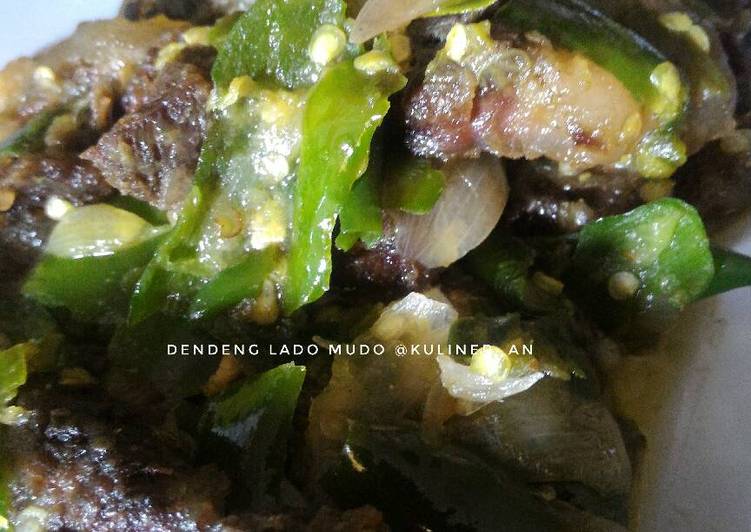 Resep Daging Sambel Ijo / Dendeng Lado Mudo Oleh Utami
Subowo @kuliner_an