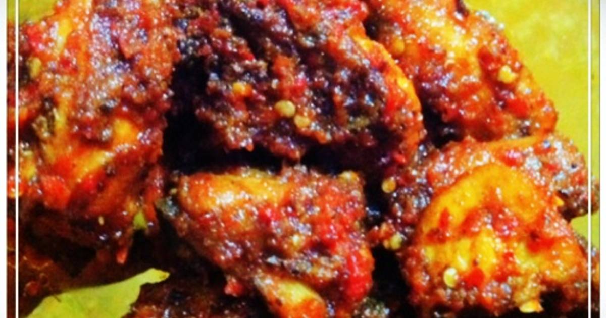 Resep Ayam bumbu rujak ala Fritha Susanti