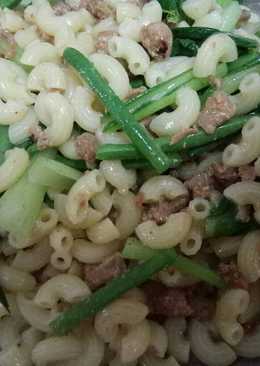 Makaroni daging cingcang sayur