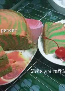 Cake Zebra pink pandan