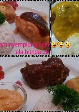 Ayam nyemplung keju ala bunda jk