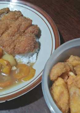 Ayam/Chicken (katsu, popcorn & ala japanese curry-kare jepang)