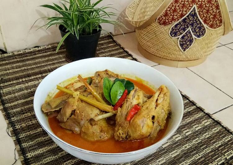 gambar untuk cara membuat Ayam kampung masak Lodho