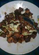 oseng oseng cecek(kulit sapi mantap)