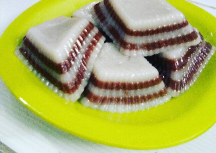 resep lengkap untuk Kue lapis coklat