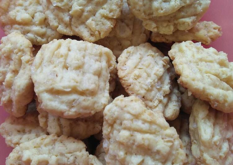 resep makanan Cookies oatmeal simple dan tanpa oven