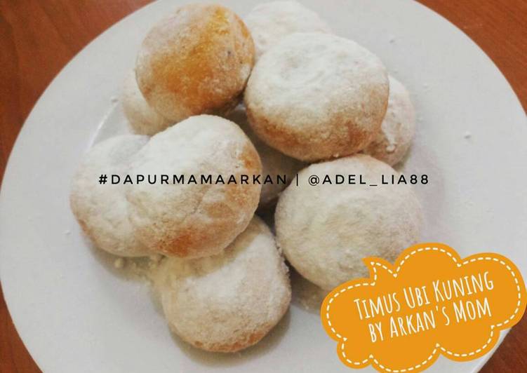 gambar untuk resep makanan Timus Ubi Kuning Coklat Keju