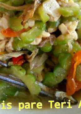 Tumis Pare teri asin