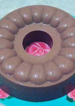 Pudding susu ultra coklat